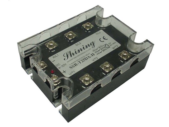 SSR-T25DA DC To AC Three Phase Solid State Relay