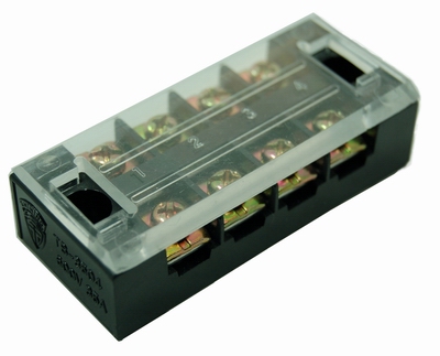 TB-3504 Fixed Barrier Terminal Block Connector 4 Way