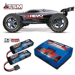 Traxxas 1/10 E-Revo Brushless 4WD RTR EZ-Peak Charger and Two Battery Combo TRA56087-3COM Product Photo