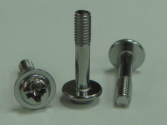 Pan Head ⊕ Machine Screw with Lock Washer Chromium Plated Product Photo