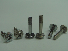 Pan Head ⊕ Machine Screw with Lock Washer SUS _ Chromium Plated Product Photo