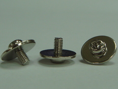 Pan Head Phillip Recess Machine Screw with Washer Nickel Plated Product Photo