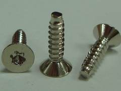 Flat Head Torx Self-tapping Screw Single Thread 60 degrees Nickel Plated Product Photo