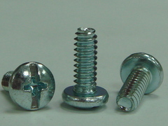 Pan Head ± Self-tapping  Single Thread Screw Triangular Point Zinc Plated Product Photo