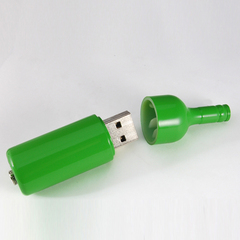 imprinted giveaways USB Wine Bottle Drive     Product Photo