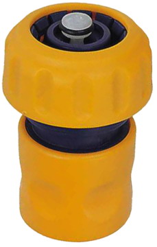 3/4”plastic hose connector with stop function Product Photo