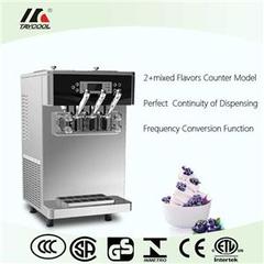 Counter Top Soft Ice Cream Machine With Twin Twist Flavors Product Photo