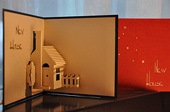 New house - Handmade 3D pop-up greeting card Product Photo