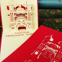 Luna Park - Handmade 3D pop-up greeting card Product Photo