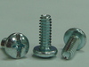 Pan Head ± Self-tapping  Single Thread Screw Triangular Point Zinc Plated
