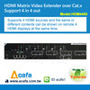  ACAFA HDM4400 4X4 HDMI Matrix Switch Extender over CAT.5e/6