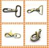 The zinc hook is made from zinc alloy with plating. The zinc hook is suited for bag, case, lanyard, luggage, and knapsac