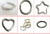 We manufacture kinds of buckles and key rings, such as D ring, ellipse hook, s hook.