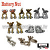 Copper Battery Nut/Original Battery Terminal Nut/Heavy Goods Vehicle Battery Nut/Metallurgy Copper Battery Nut/Flat Type
