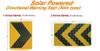 WARNING SIGN, SOLAR WARNING SIGN, Solar directional warning sign, Bright LED flasher, auto ON-OFF with slim board