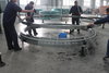 THB Ball and roller combined slewing bearings incorporate a row of rollers and a row of balls into the same unit.