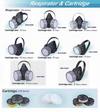 RESPIRATIOR, MASK, CARTRIDGE, POWER MASK